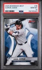 PSA 10 AARON JUDGE #38 NEW YORK YANKEES MVP 2025 TOPPS BOWMAN'S BEST
