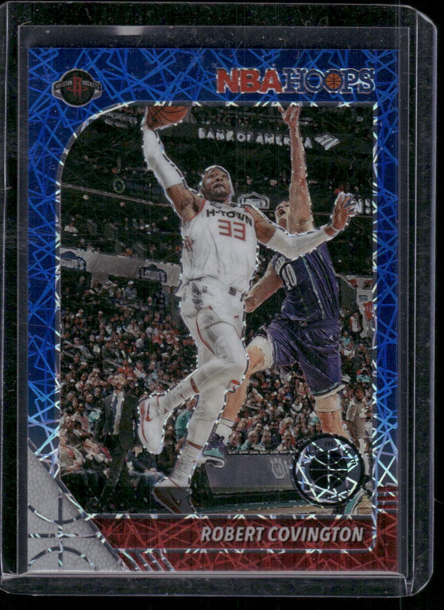 2019-20 Hoops Premium Stock #277 Robert Covington Prizms Blue Laser #/99