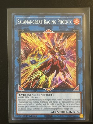 Salamangreat Raging Phoenix (SR) RA04-EN083 Quarter Century Stampede 1st Edition