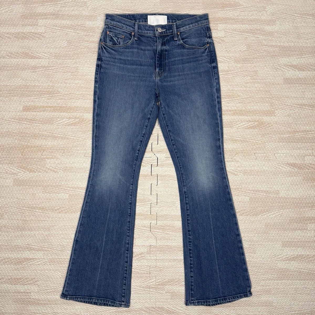 Nina Carter YY300 Dames High-Waisted Jeans Wide-Leg Flared Stretch Jeans Broek Used Look, L Nina Carter YY300 Dames High-Waisted Jeans Wide-Leg Flared Stretch Jeans Broek Used Look, L
