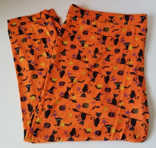 Halloween schwarze Katze Damen Halloween Schlafanzug Größe 3X NEU - Bild 3 von 3