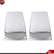 For Family Dinner Full Size 6" Deep Pans 2Pcs Steam Table Pans Stainless Steel