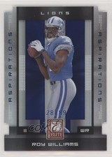 2008 Donruss Elite Aspirations Die-Cut 28/89 Roy Williams #33 3tb