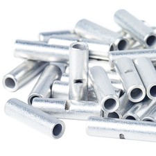 UL Listed Non Insulated Butt Connectors 16-14 AWG, 100 Pcs Electrical Seamless C