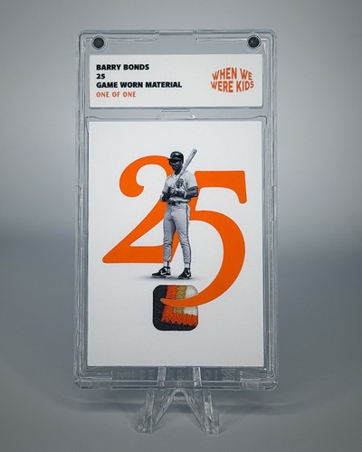 Barry Bonds Game Used Patch 1/1 Custom Card Project