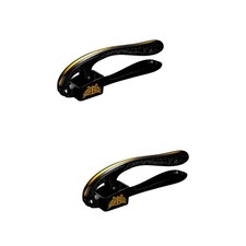 2pcs Zinc Alloy Garlic Press Practical Garlic Squeezer Home Kitchen Supplies