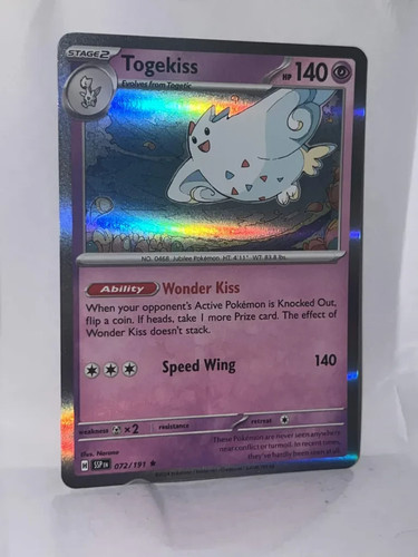 Pokémon TCG  Togekiss Rare Holo Surging Sparks 72/191