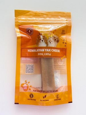 Himalayan Yak Cheese Dog Chew   Long Lasting Natural Hard Chew for Medium Dogs (