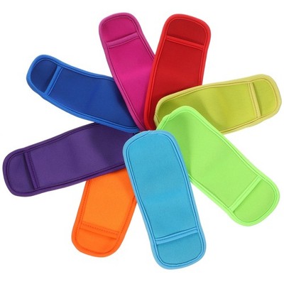  8pcs wiederverwendbare Eis am Eiszugbeutel waschbarer Eisbahnhalter Neopren