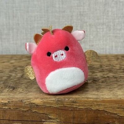 Squishmallow Squishville - Baiden Red/Gold Dragon Mini (Multi Buy Discount)