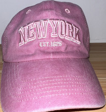 Pink New York City Baseball Cap Adjustable