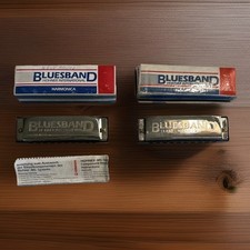 Hohner Bluesband Harmonica Lot 2 Key C w/ Boxes Untested