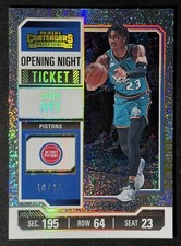 2023-24 Panini Contenders FOTL Opening Night Ticket /25 Jaden Ivey #44 Pistons
