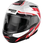 Nolan N100-6 Surveyor Metal White Black Red 023