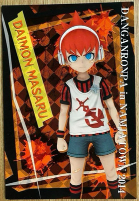 Japanese anime Danganronpa postcard Masaru Daimon NAMJATOWN 2014