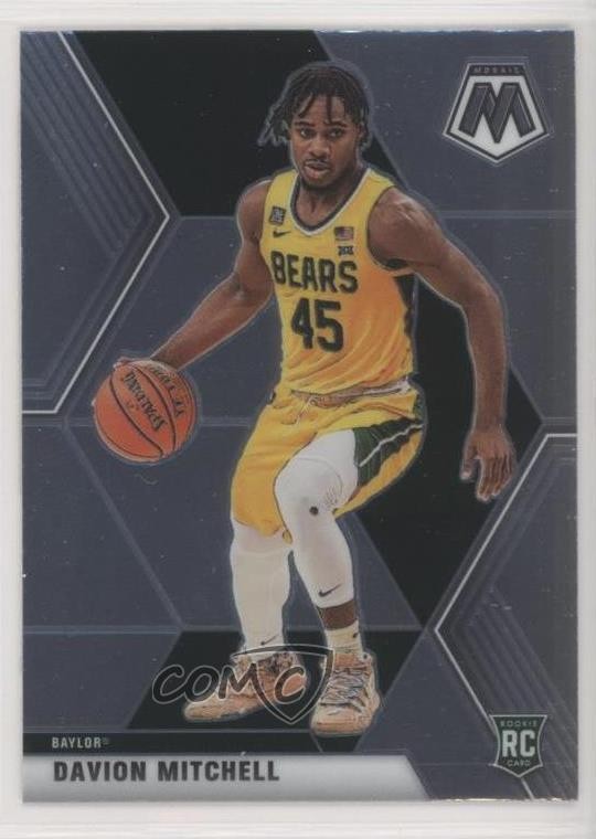 2021-22 Panini Chronicles Draft Picks Mosaic Davion Mitchell #260 Rookie RC