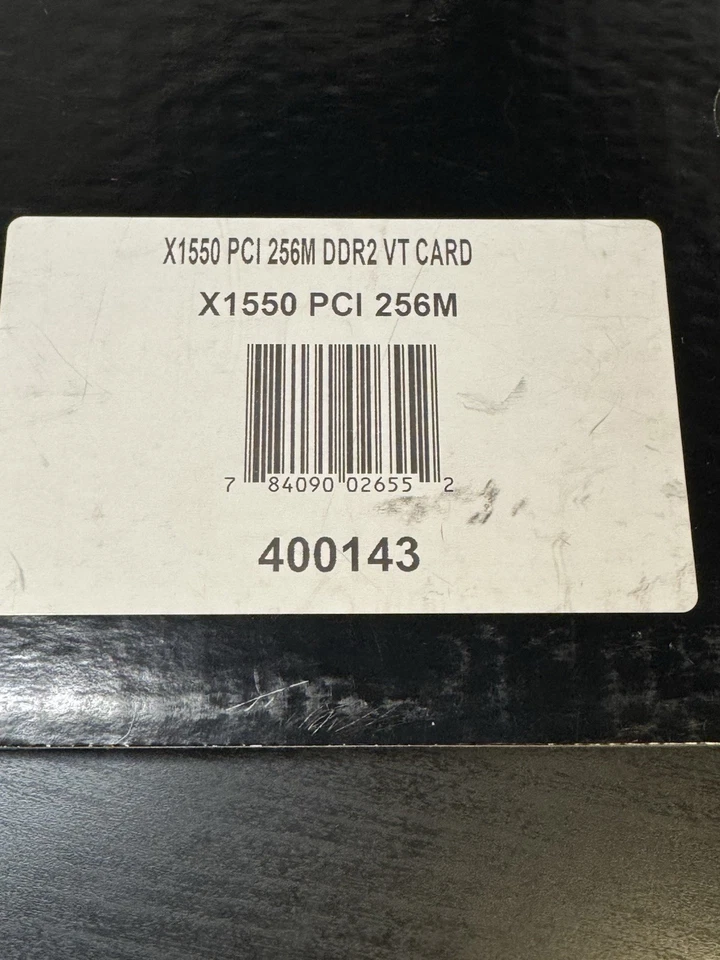 RARE NEW PCI SLOT Visiontek ATI X1550 256MB DDR2 VIDEO CARD 400143 VGA DVI - Image 3 of 4
