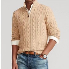 Men's warm thick needle sweater men's twist