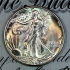 * 1945-D * SOLID+ GEM BU MS WALKING LIBERTY HALF-DOLLAR * FROM COLLECTION