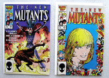 LOT OF 2 - NEW MUTANTS #44 #45 1986 MARVEL COMICS COPPER AGE WINDSOR-SMITH