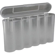 Birdz 1 Clear 18650  CR123A 6 Battery Holder Storage Case for 18650 Batteries