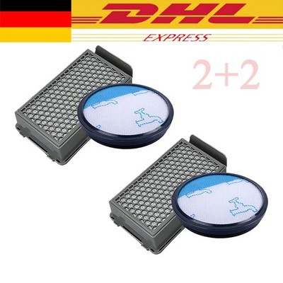 2+2 Filter Set für Rowenta RO3786EA RO3731EA Compact Power Cyclonic Staubsauger