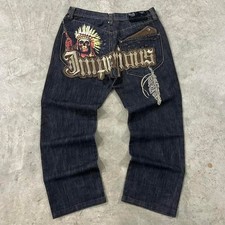 y2k Imperious Embroidered Skater Jeans