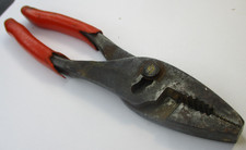 Snap on 47ACF 8" Combination Slip Joint Pliers Red Talon Grip USA