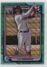 2024 Bowman Draft Chrome Aqua Wave Refractor 95/125 Jose Perdomo #BDC-200