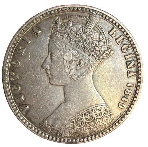Photo of a 1849 Victoria Florin from an eBay listing that sold on Jun 27, 2026