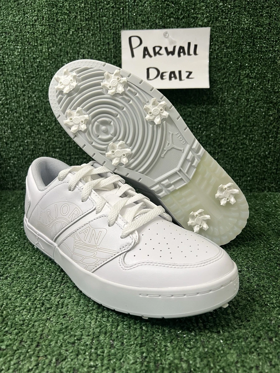 Jordan Nu Retro 1 Golf Low White Pure Platinum for Sale