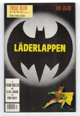 1986 DC BATMAN THE DARK KNIGHT RETURNS #3 DEATH OF JOKER RARE KEY GRAIL SWEDEN