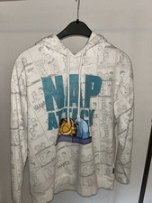 Garfield Hoodie KINDER Weiß mit Kapuze und G...