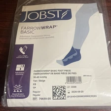 JOBST  FarrowWrap BASIC foot compression device 30-40mg Tan/Beige  XS Reg