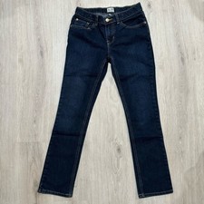 kids childrens place dark blue wash skinny stretch denim jeans pants