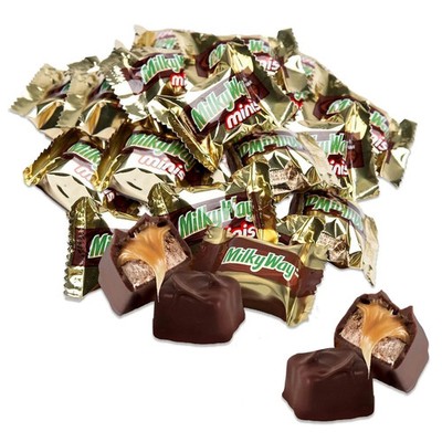 MILKY WAY Minis Milk Chocolate, Individually Wrapped, Bulk Candy Bars (2 Pounds)