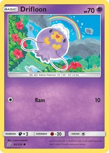 Drifloon 80/236 Unified Minds Common Reverse Holofoil