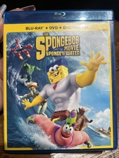 SpongeBob Movie Nickelodeon Sponge Out Water Blu Ray DVD Digital HD New Sealed