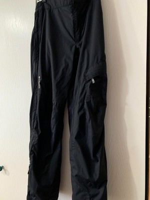 Columbia Vertex Mens Ski Snowboard Pants Black Zip Pockets Stretch Waist Size M