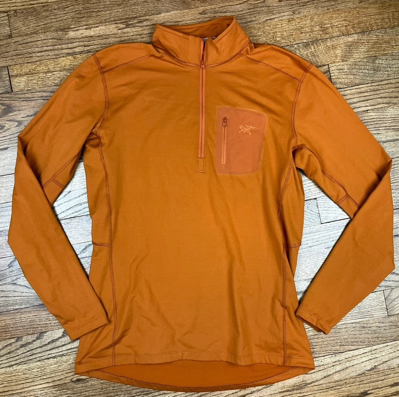 arcteryx rho lt zip neck pullover base-layer