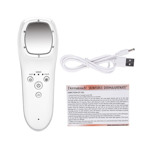 Portable LED Hot Cold Hammer Facial Skin Lifting Vibration Spa Massager - Picture 5 of 11
