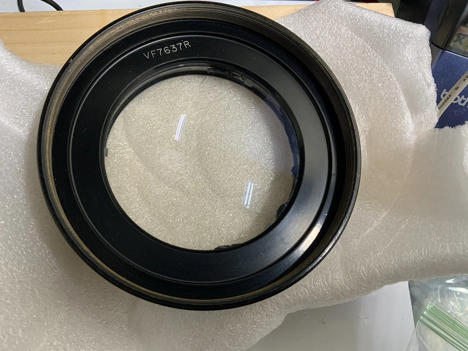 Винтажный военный объектив VF7637R - неизвестное использование - +/- 136 мм круг. +- 93 мм стекло - Изображение 3 из 4