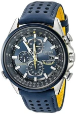 Citizen Eco-Drive Blue Angels World Chrono Men's Wristwatch AT8020-03L