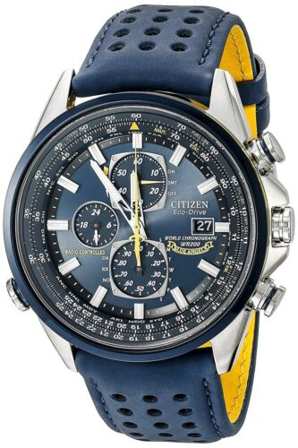 Citizen Eco-Drive Blue Angels World Chrono Men's Wristwatch AT8020-03L - 第 1/2 張圖片