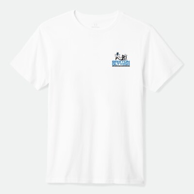 Brixton Cool Cat Tee T-Shirt Gr: M White