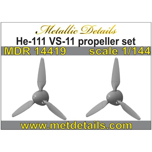 Heinkel He 111, VS-11, juegos de hélices, resina escala 1:144 para kits de modelos de aviones - Imagen 5 de 5