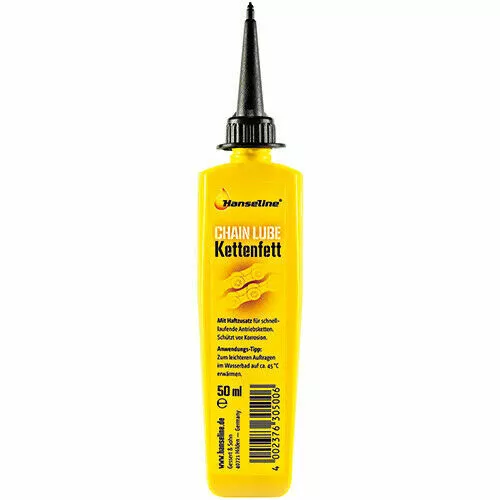 HANSELINE Kettenfett 50ml Tube, Hochleistungsschmierfett, wasserbeständig