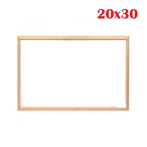 X Tableau Blanche Effaçable Cadre en Bois Pour Marqueurs Taille 20x30cm Dfh