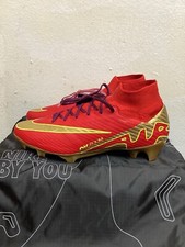 NIKE ZOOM MERCURIAL SUPERFLY 9 ELITE FG NBY RED SOCCER CLEATS SZ 8.5 FN6746-903