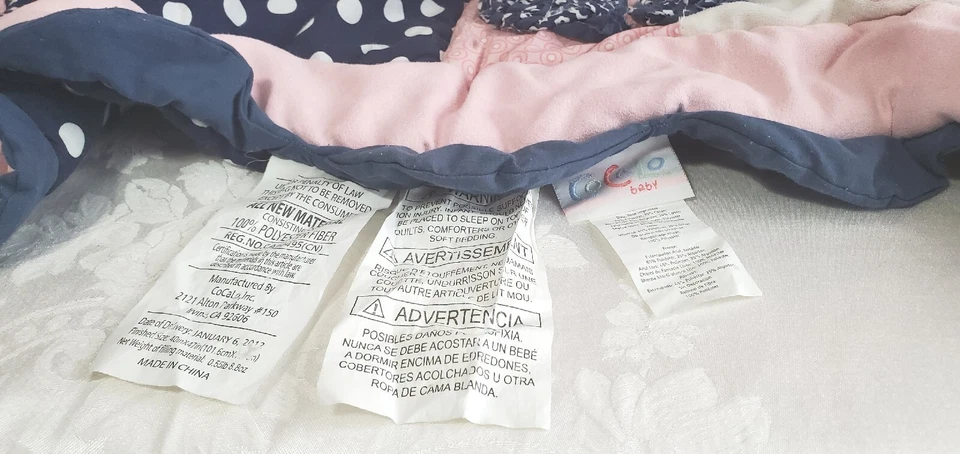 Cocalo Madison Juego de 6 piezas Cuna Edredón Cuna Falda Pañal Soporte Decoración de Pared  Foto 3 de 4